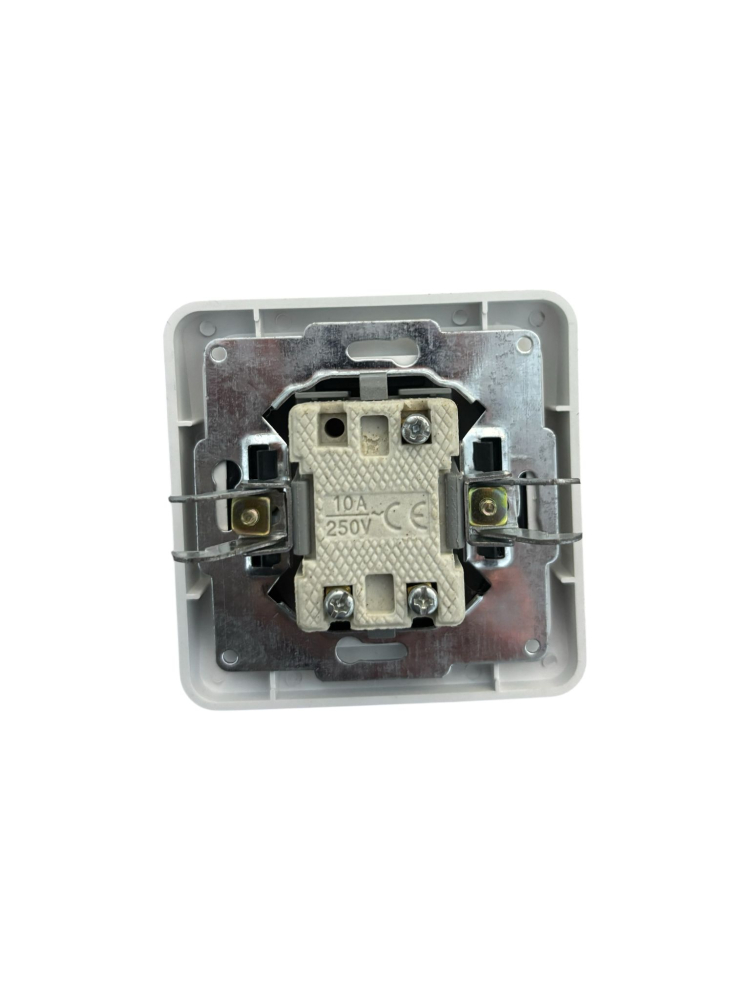 Întrerupător dublu încastrat, AVI®, 10A, pentru instalații electrice, AVI-642 [2]