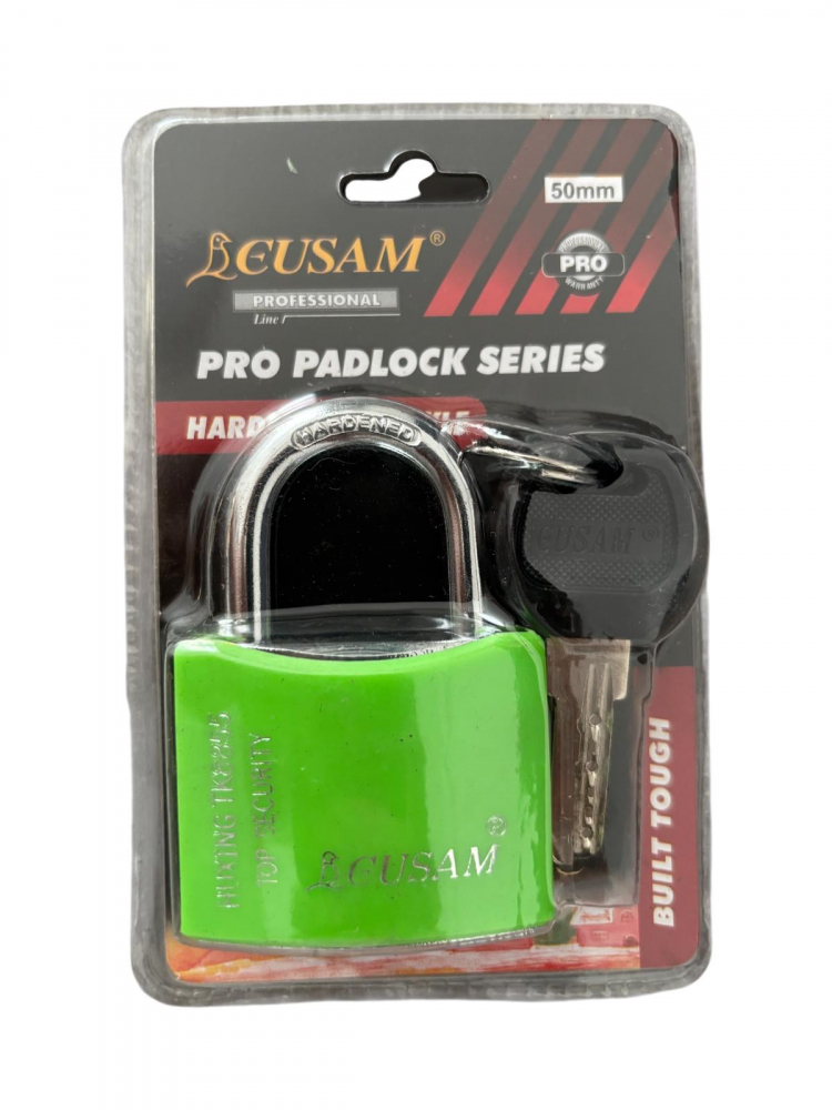 Lacat metalic cu protectie din plastic, multicolor, 50 mm, 315 grame, AVI-708 [3]