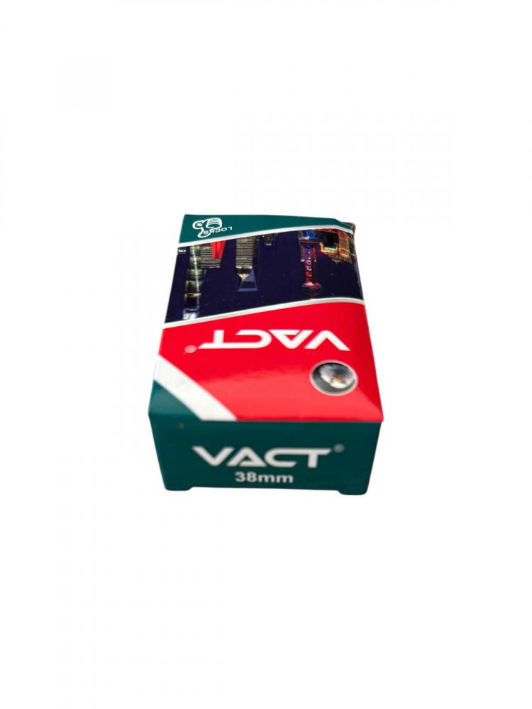 Lacăt metalic Vact 38 mm, 3 chei semilună, 110 grame, corp negru, verigă cromată, AVI-4921 [5]
