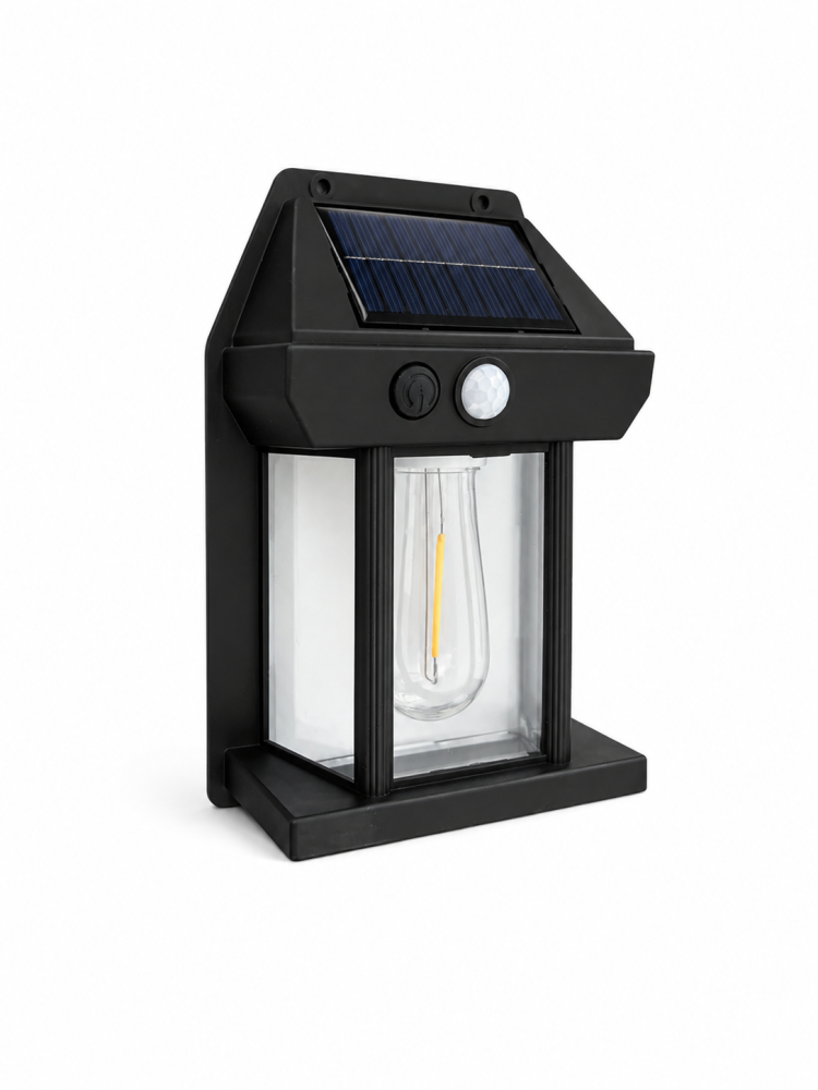 Lampă de fațadă solară, AVI®, 15 × 10 cm, 1W, 600 lm, acumulator 1200 mAh, lumină albă rece, AVI-5421 [3]