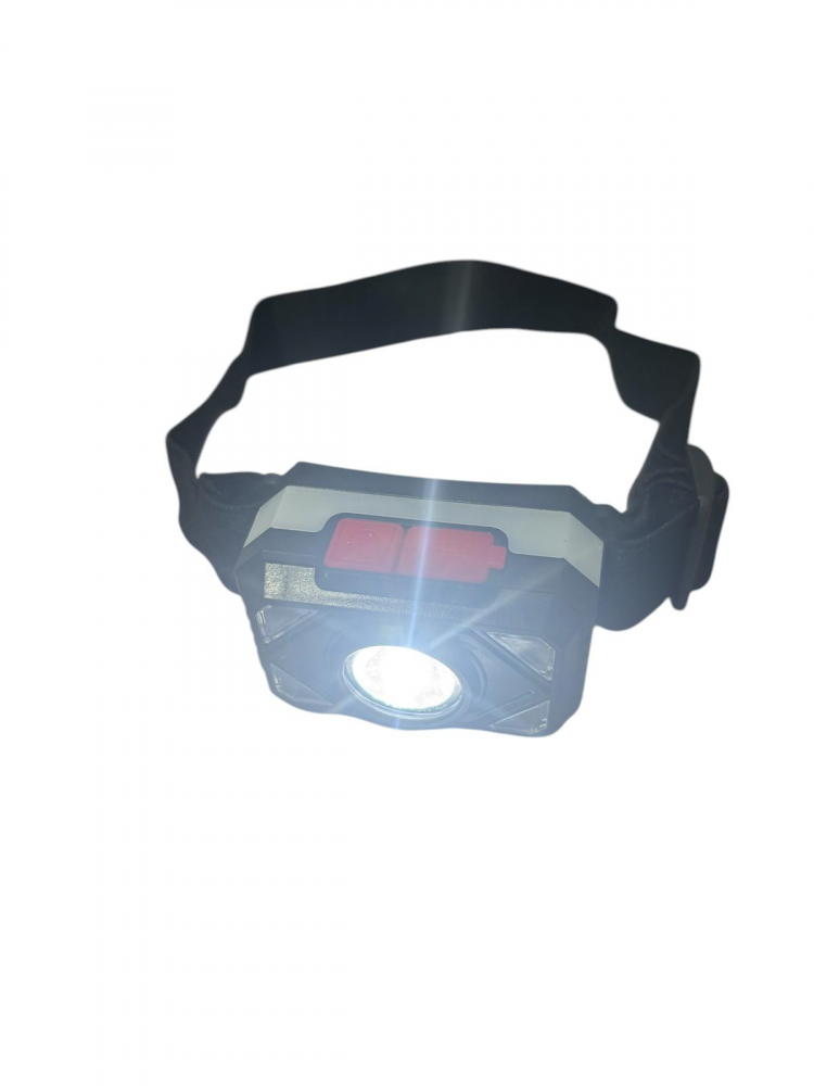 Lanterna de cap 1 + 4 LED si iluminare laterala rosu - albastru, cu acumulator, 003, AVI-4611 [5]