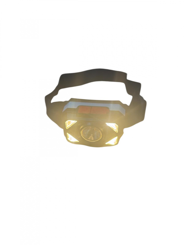 Lanterna de cap 1 + 4 LED si iluminare laterala rosu - albastru, cu acumulator, 003, AVI-4611 [4]