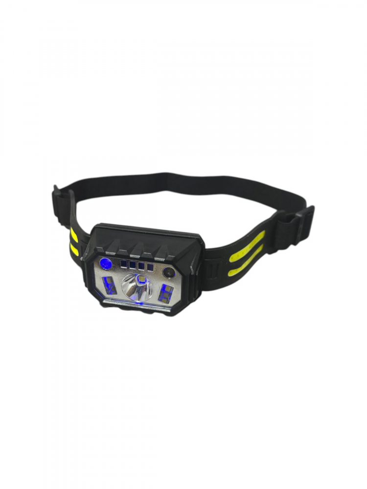 Lanterna de cap 1LED, 4SMD si 4 COB pe panglica, acumulator, senzor miscare pentru comenzi touchless, HY 1822-1, AVI-4615 [3]