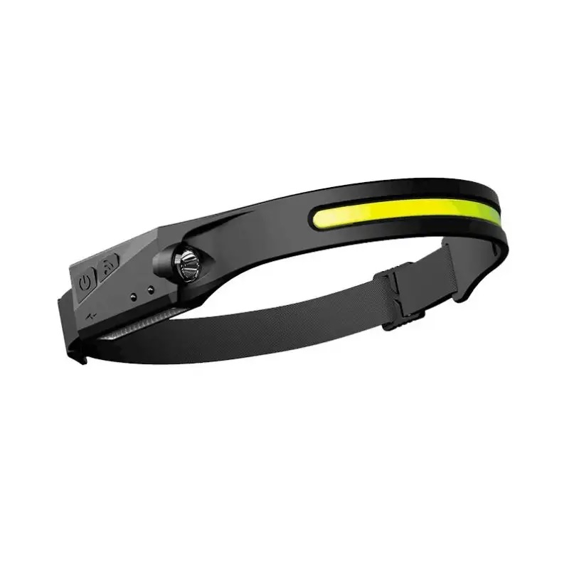 Lanterna de cap cu banda LED, 4 trepe, 2 moduri, acumulator, senzor miscare, AVI-3545 [5]