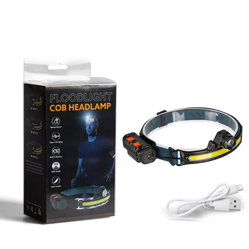 Lanterna de cap cu senzor comenzi fara atingere, banda LED si diferite moduri de iluminare, AVI-3546 [6]
