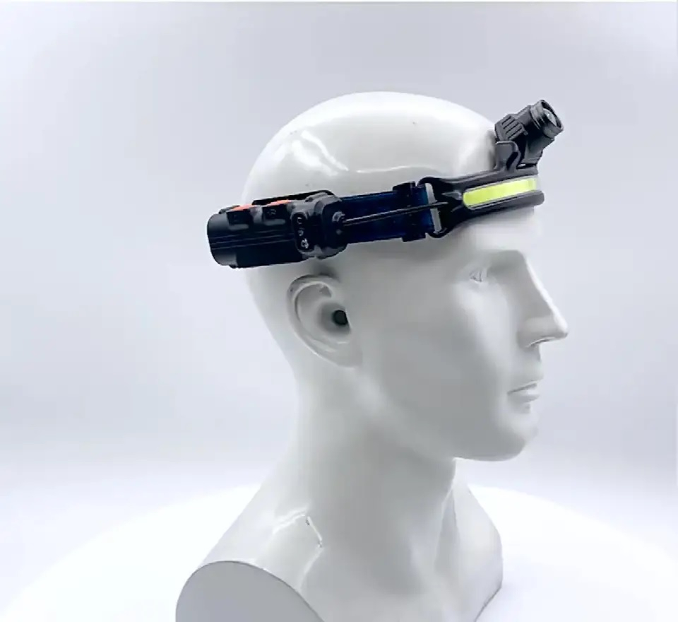 Lanterna de cap cu senzor comenzi fara atingere, banda LED si diferite moduri de iluminare, AVI-3546 [5]