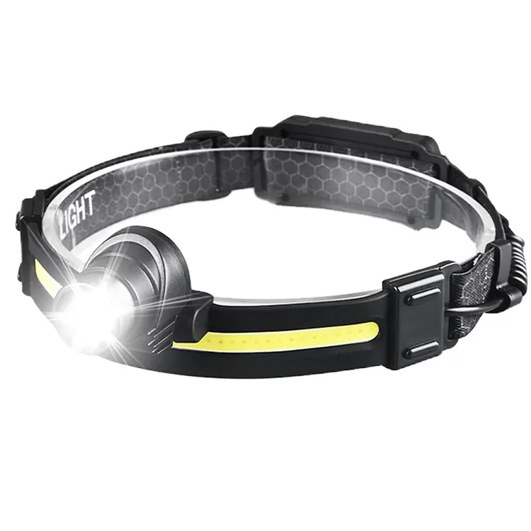 Lanterna de cap cu senzor comenzi fara atingere, banda LED si iluminare fata - spate, diferite moduri, AVI-3547 [1]