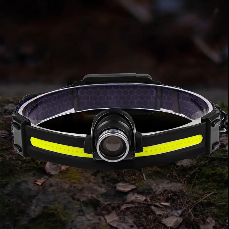 Lanterna de cap cu senzor comenzi fara atingere, banda LED si iluminare fata - spate, diferite moduri, AVI-3547 [7]