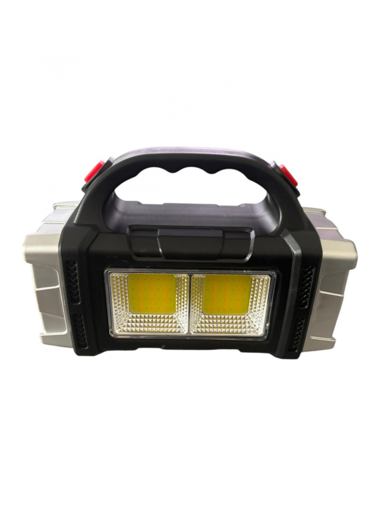 Lanterna LED cu iluminare pe ambele capete, acumulator, 2xCOB, incarcare solara, iesire USB incarcare telefon, HB 2678-2, AVI-4629 [2]