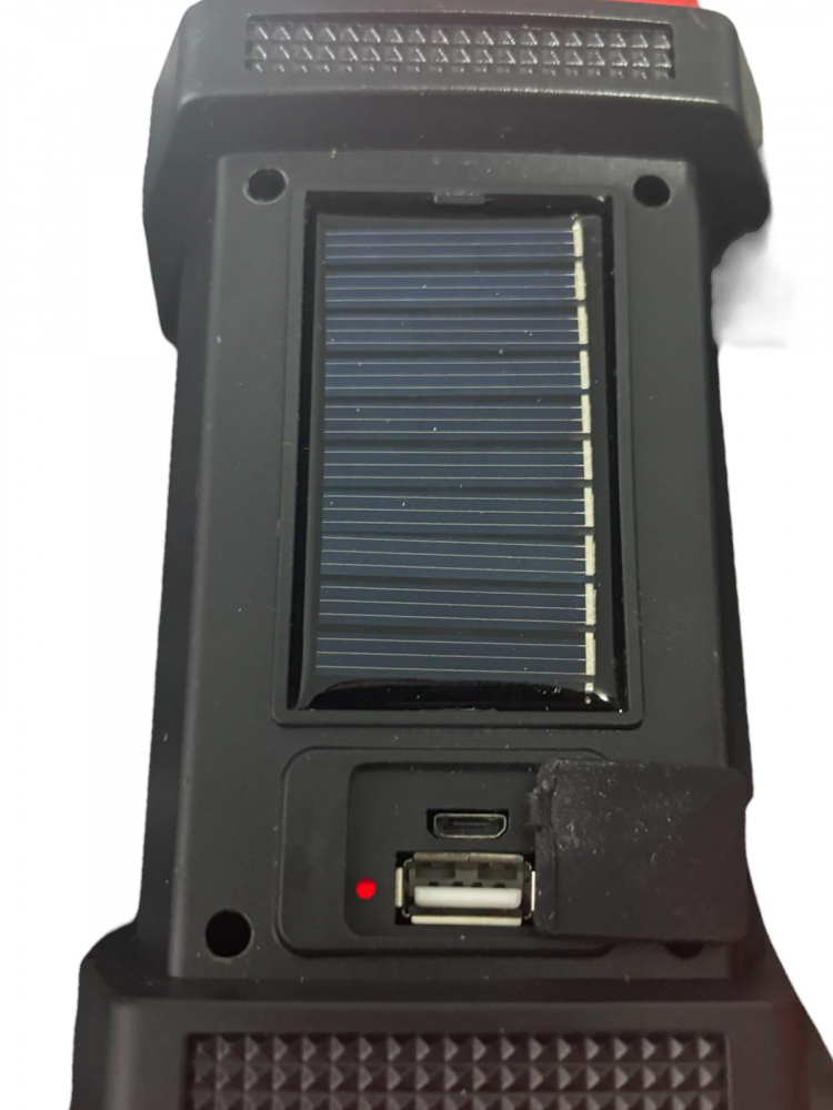 Lanterna LED cu iluminare pe ambele capete, acumulator, COB, incarcare solara, iesire USB incarcare telefon, 828B, AVI-4630 [3]