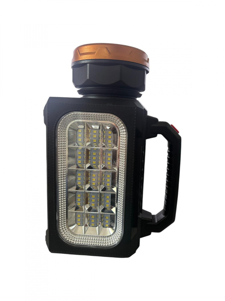 Lanterna LED de mana 22.5 x 15cm, 15 x COB (45 LED), incarcare solara, iesire USB incarcare telefon, NY 9801D, AVI-4628 [2]