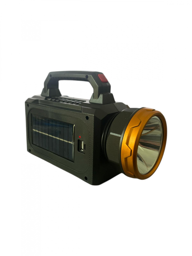 Lanterna LED de mana 22.5 x 15cm, 15 x COB (45 LED), incarcare solara, iesire USB incarcare telefon, NY 9801D, AVI-4628 [3]