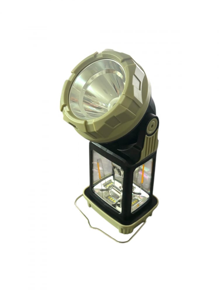 Lanterna LED si felinar LED 2 in 1, pivotanta 180 grade pentru functie proiector, incarcare solara, 22.5 x 10 x 7.5 cm, HW 1277-W, AVI-4626 [2]