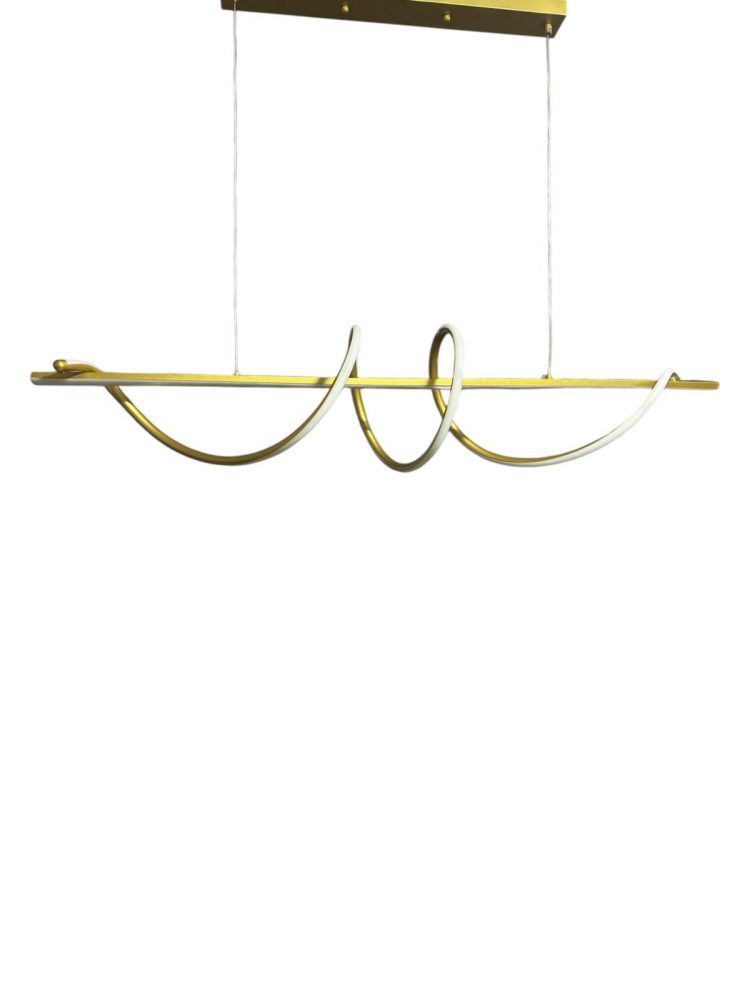 Lustra LED suspendata 100cm, dining, schelet auriu, lumina rece, calda si neutra, AVI-4678 [5]