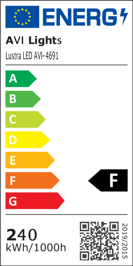 Lustra LED suspendata cu 3 inele ovale 80 x 28 cm, 2 spoturi pe fiecare inel, lumina rece, calda si neutra, schelet auriu, AVI-4691 [7]