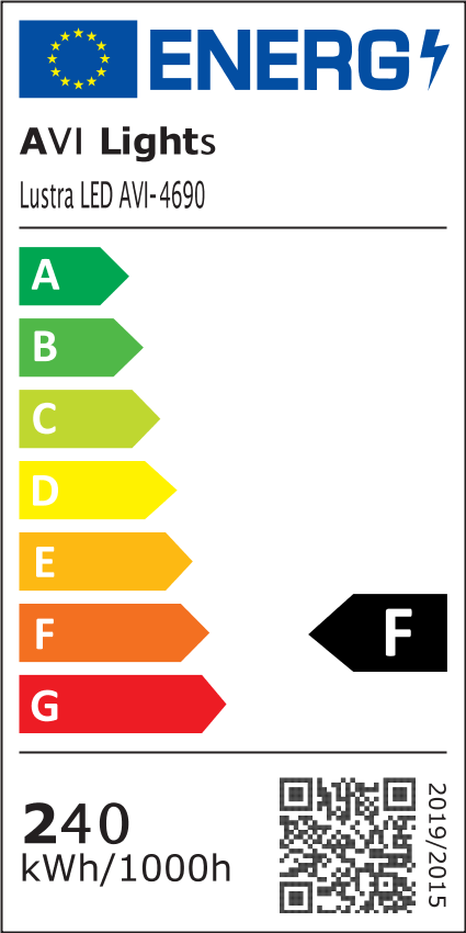 Lustra LED suspendata cu 3 inele ovale 80 x 28 cm, 2 spoturi pe fiecare inel, lumina rece, calda si neutra, schelet negru, AVI-4690 [7]