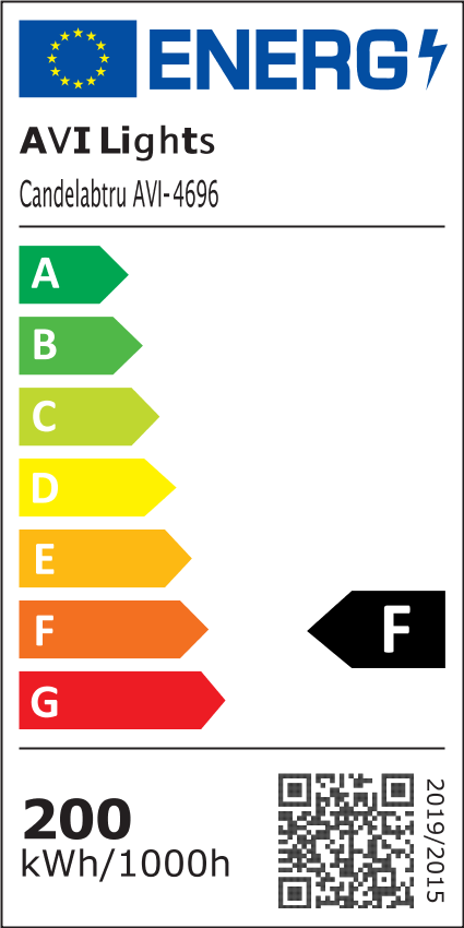 Lustra LED tip candelabru Ø80cm, H corp 15cm, latime corp 17cm, suspendat, lumina rece, calda si neutra, AVI-4696 [5]