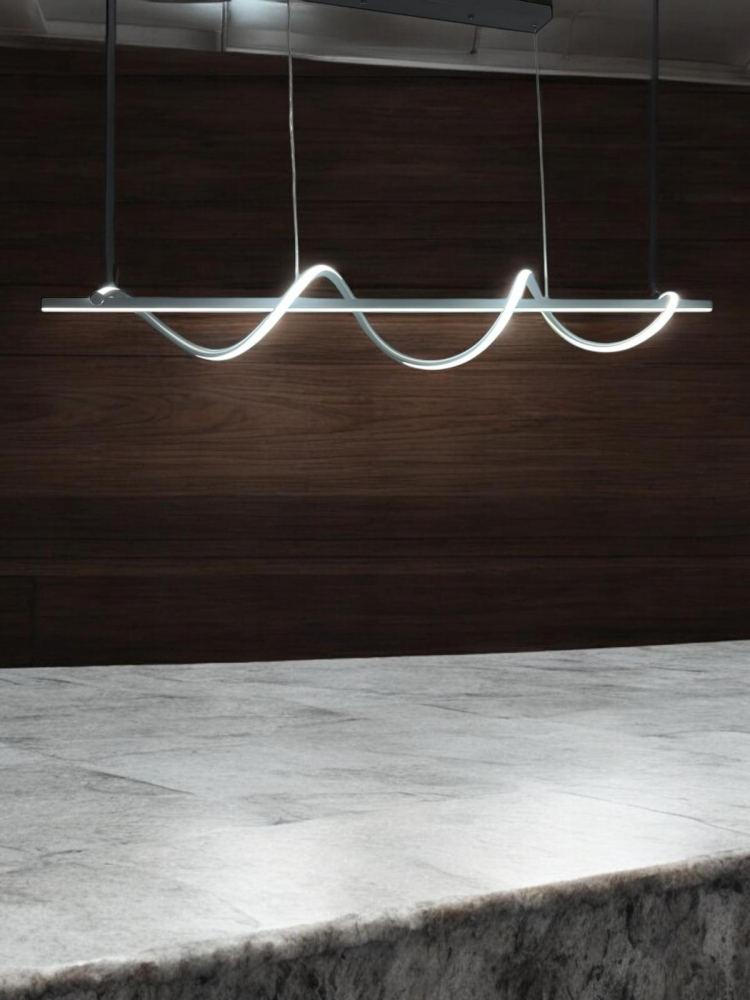 Lustra suspendata dining 120cm, LED, schelet negru, lumina rece, calda si neutra, AVI-4676 [2]
