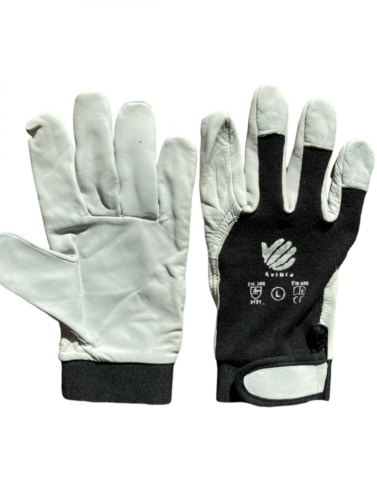 Manusi din piele de capra, marimea L, negru, AVI-225-BLK-L [1]