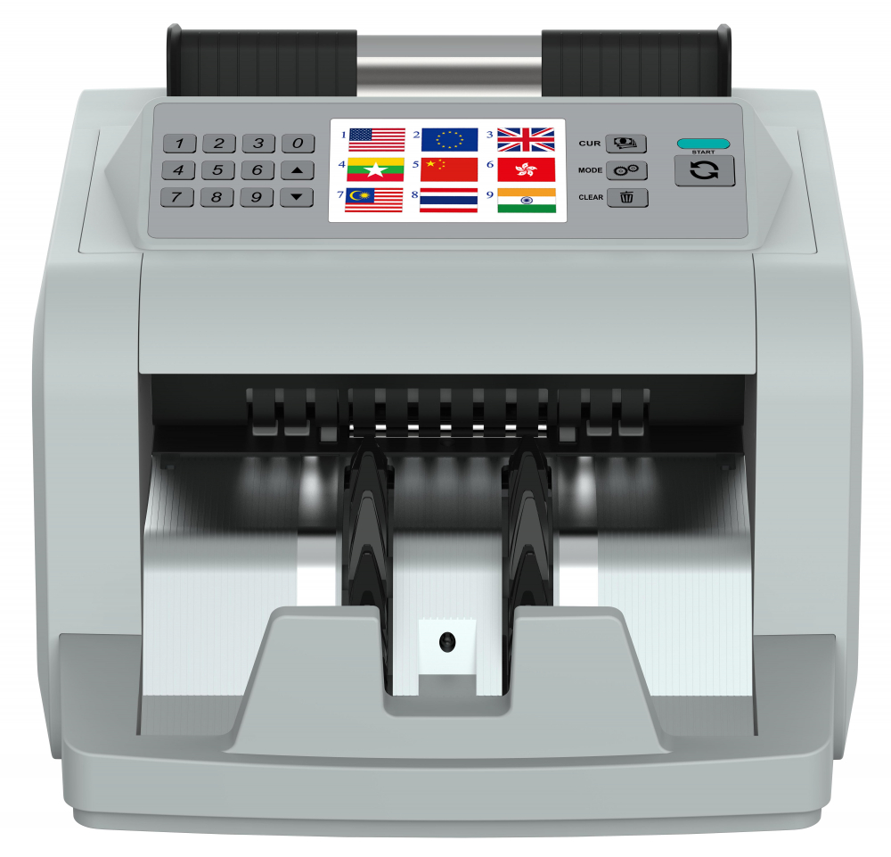 Masina de numarat bani valorica pentru RON, EUR, USD, GBP, HUF, BGN, cu doi senzori imagine CIS, AVI-7S [3]