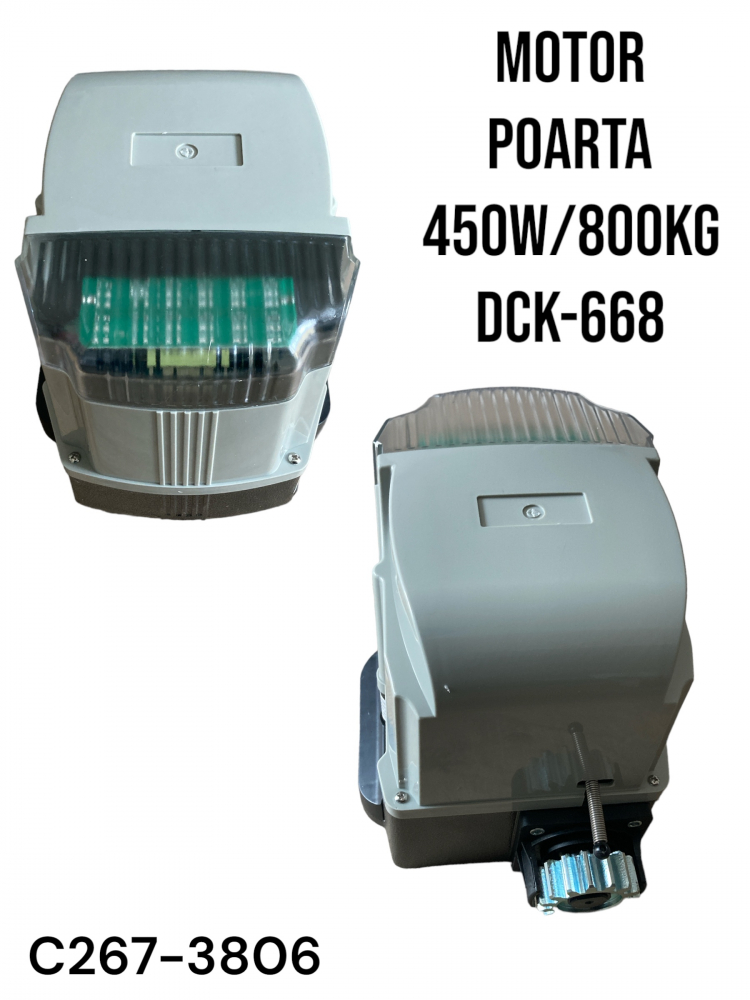 Motor pentru poarta culisanta DCK-668 - 450w, 800kg, AVI-3806 [3]