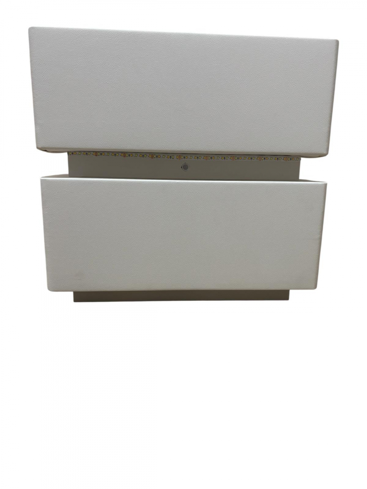 Noptieră smart cu încărcare wireless, LED cu senzor de mișcare și sticlă securizată, 50 x 41 x 47 cm, AVI-5224 [4]
