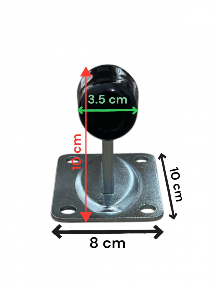 Opritor pentru porti culisante cu placa 10 x 8 cm, AVI-3906 [3]