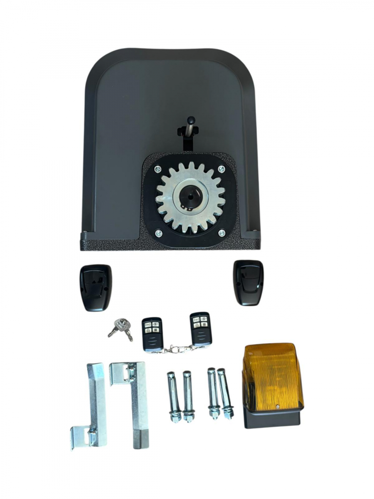 Pachet complet poartă autoportantă automatizata 1.000-1.200 kg cu motor DCK-166E - 550W, telecomenzi, fotocelule și lampă de avertizare AVI-3634-3805 [3]
