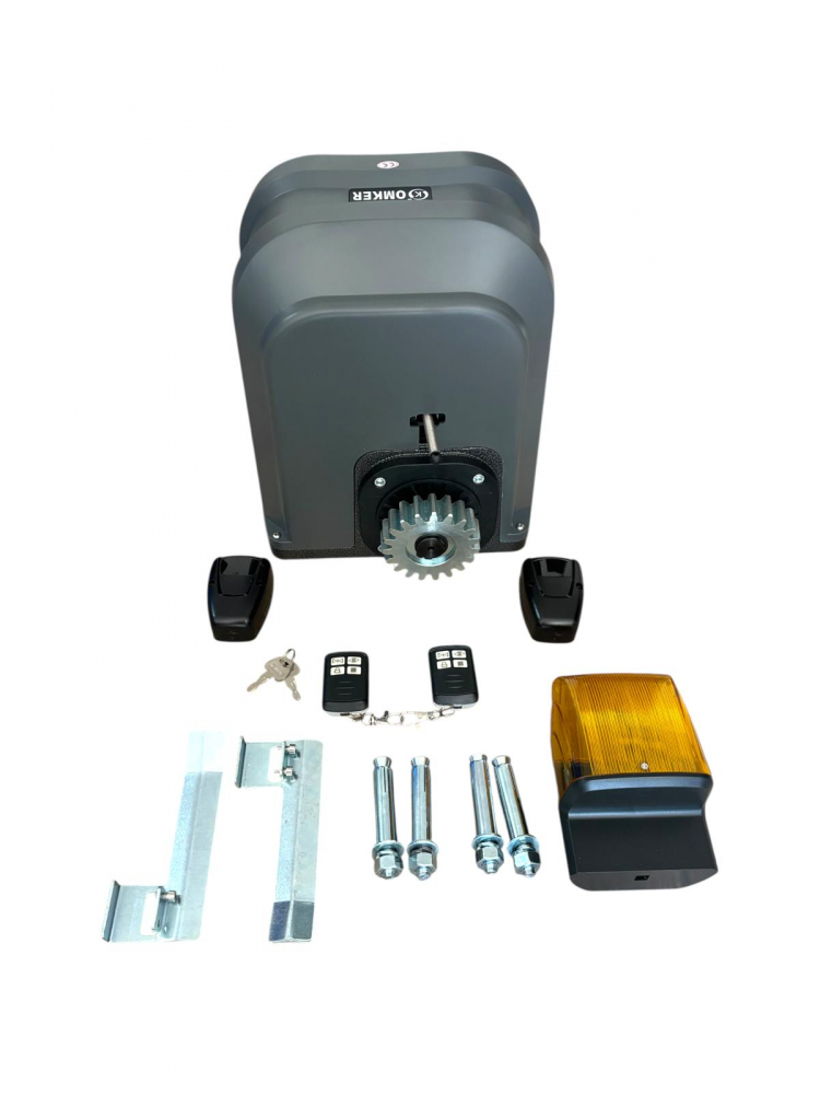 Pachet complet poartă autoportantă automatizata 1.000-1.200 kg cu motor DCK-166E - 550W, telecomenzi, fotocelule și lampă de avertizare AVI-3634-3805 [5]