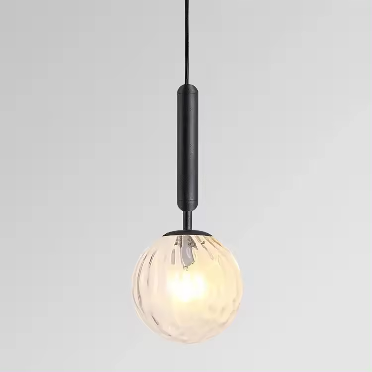 Pendul E27, Ø glob 20cm, negru, AVI-4399 [2]