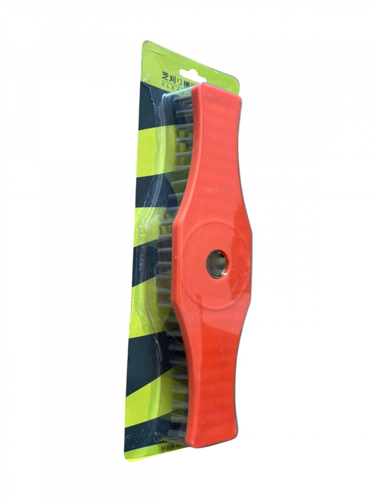 Perie dreptunghiulară 300mm pentru motocoasă – curățare pavele, rosturi, dale, suprafețe dure, 108 mănunchiuri de peri nylon, AVI-5195 [4]