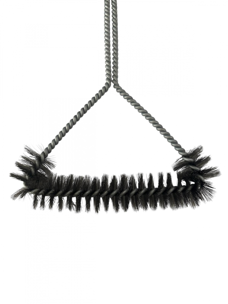 Perie grătar AVI® cu cap cilindric din sârmă răsucită, un rând, 52 x 17 cm, 200 g, AVI-4981 [2]