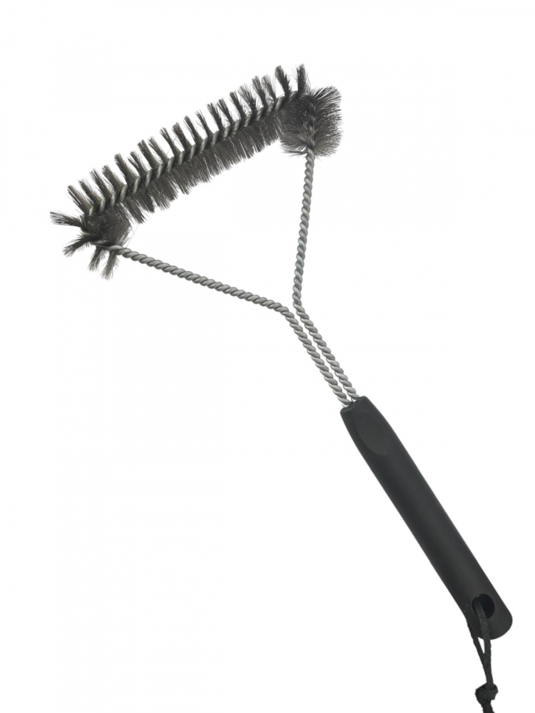 Perie grătar simplă AVI® cu cap cilindric din sârmă, un rând, 30 x 16 cm, AVI-4982 [1]