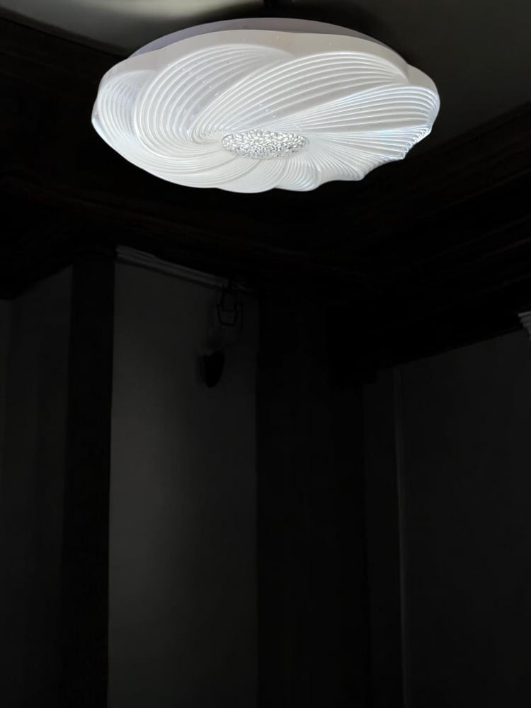 Plafoniera LED 2 x 36W, model circular spirala in relief, Ø 39cm, AVI-4428 [3]
