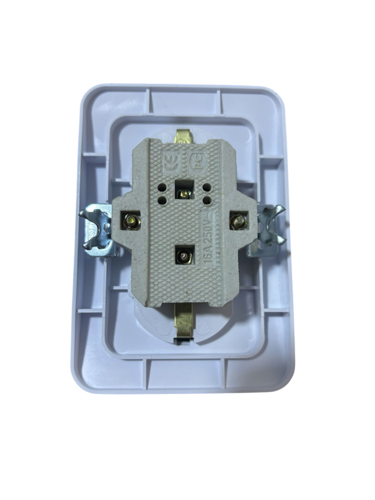 Priză dublă încastrată, AVI®, 16A, pentru instalații electrice, AVI-637 [2]