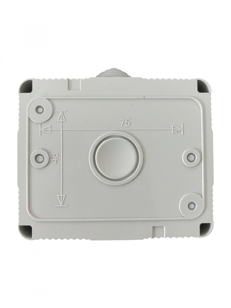 Priza si intrerupator AVI® cu protectie IP55 anti-umezeala, aparenta, 100 x 83 x 60 mm, 16A AVI-2734 [3]