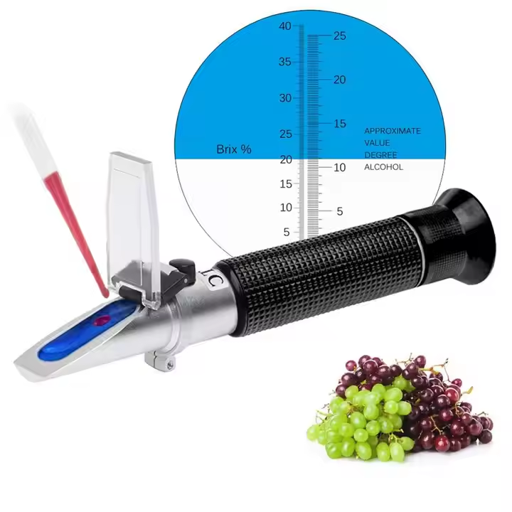 Refractometru profesional 2 in 1 Brix Tester de alcool, 0 ~ 40% Brix & 0 ~ 25% alcool [2]