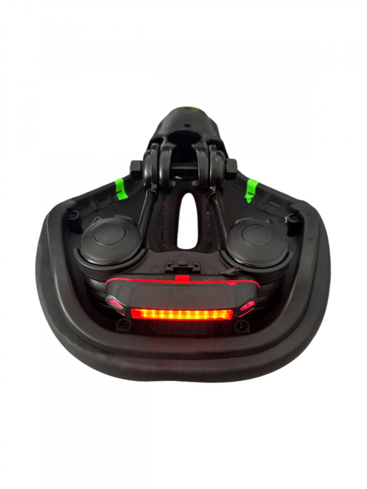 Sa bicicleta cu stop LED rosu-albastru cu acumulator, insertii gel, 27 x 20cm, cu gaura, AVI-4328 [4]