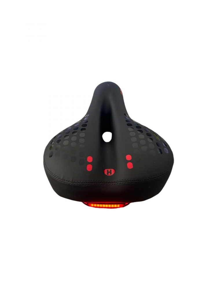 Sa bicicleta cu stop LED rosu-albastru cu acumulator, insertii gel, 27 x 20cm, cu gaura, AVI-4329 [2]