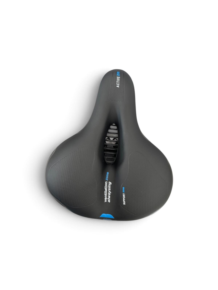 Șa pentru bicicletă, AVI®, 25 x 21 cm, cu gaură și canal de ventilare, confortabilă, AVI-5478 [3]