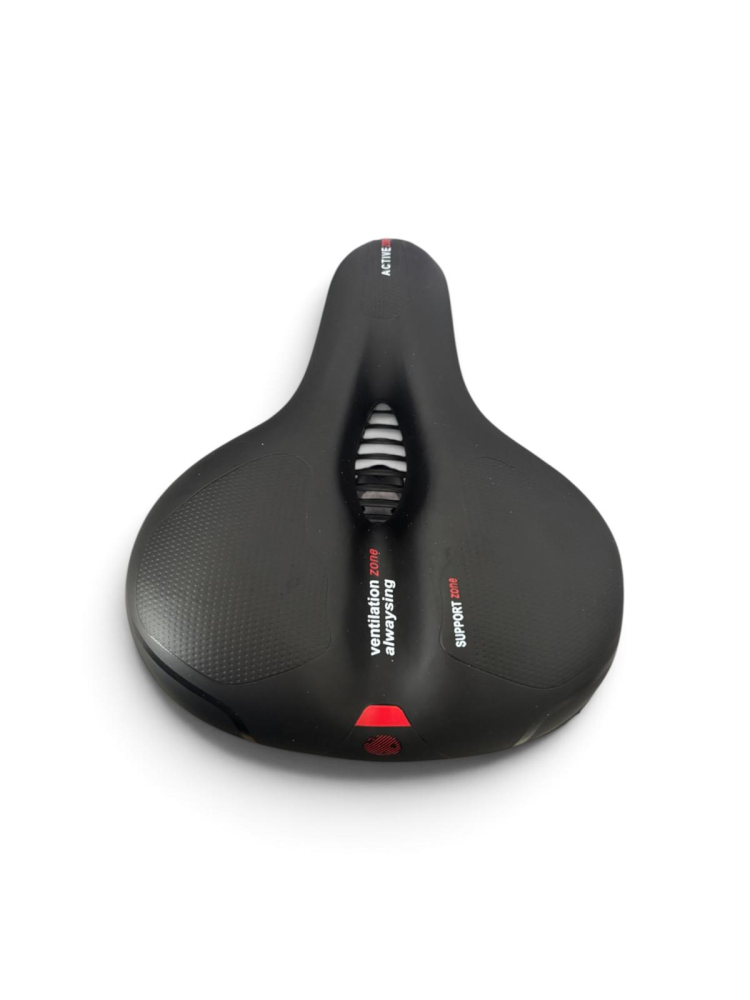Șa pentru bicicletă, AVI®, 25 x 21 cm, cu gaură și canal de ventilare, confortabilă, AVI-5479 [4]