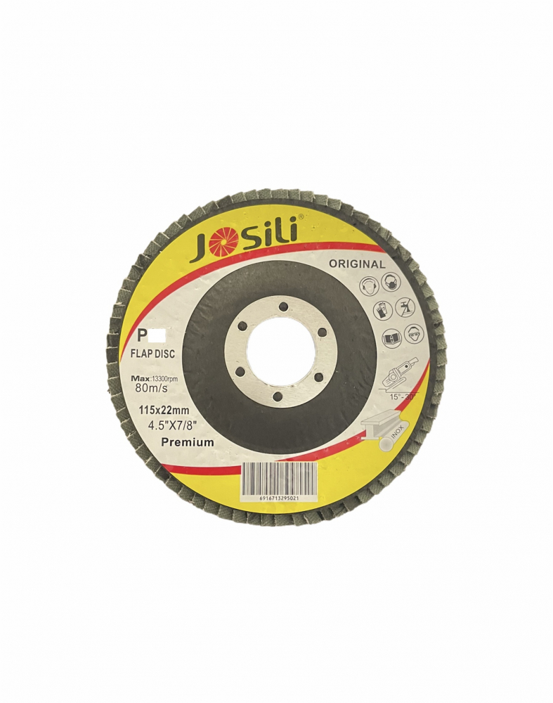 Set 10 Discuri lamelare maro 115x22mm P60, pentru slefuit lemn metal pentru polizor unghiular TS-53310 [2]