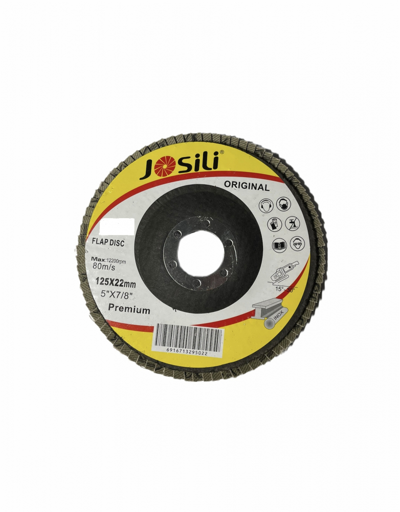 Set 10 Discuri lamelare maro 125x22mm P60, pentru slefuit lemn metal pentru polizor unghiular, TS-52510 [2]