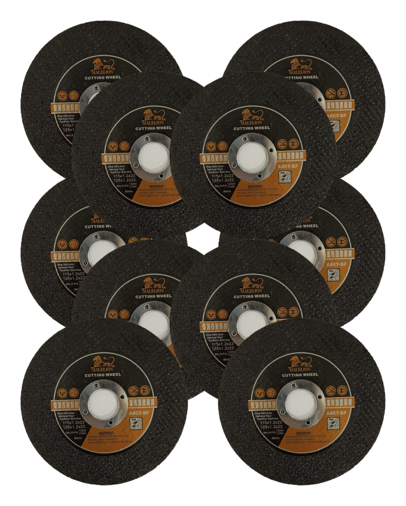 Set 10 discuri taiere metal Malelion 115 x 1.2 x 22mm, AVI-2634 [2]