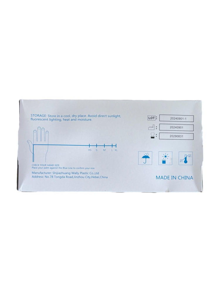 Set 100 bucati manusi AVI® de unica folosinta L, vinil / nitril nepudrate, premium, groase, cutie 620 grame, AVI-4567L [4]