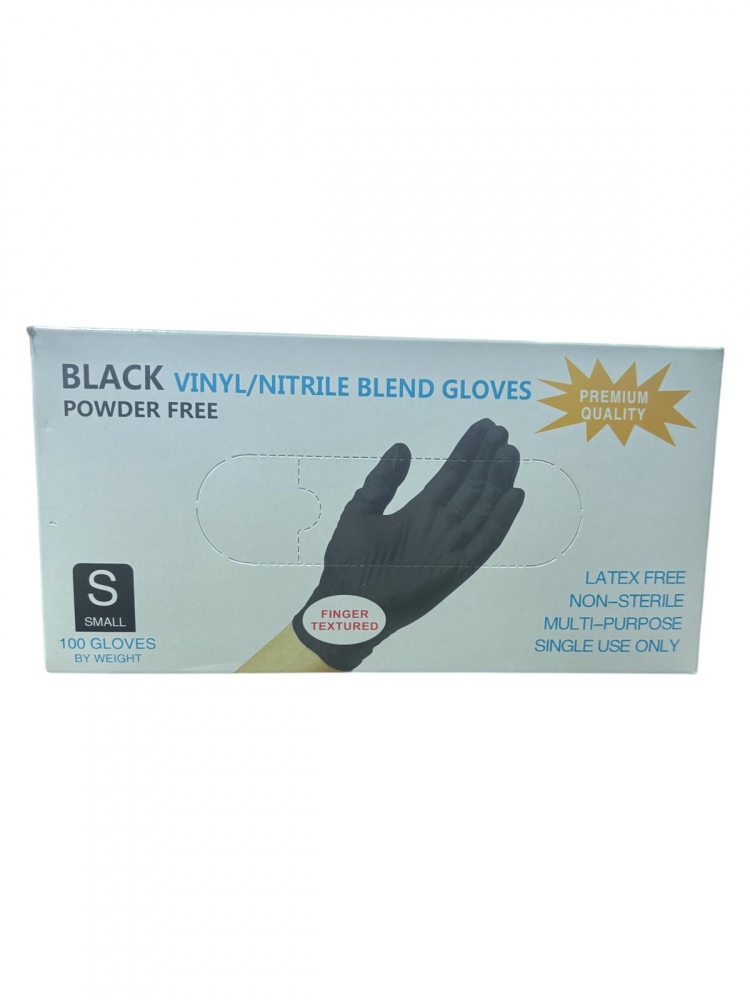 Set 100 bucati manusi AVI® de unica folosinta S, vinil / nitril nepudrate, premium, groase, cutie 500 grame, AVI-4567S [3]