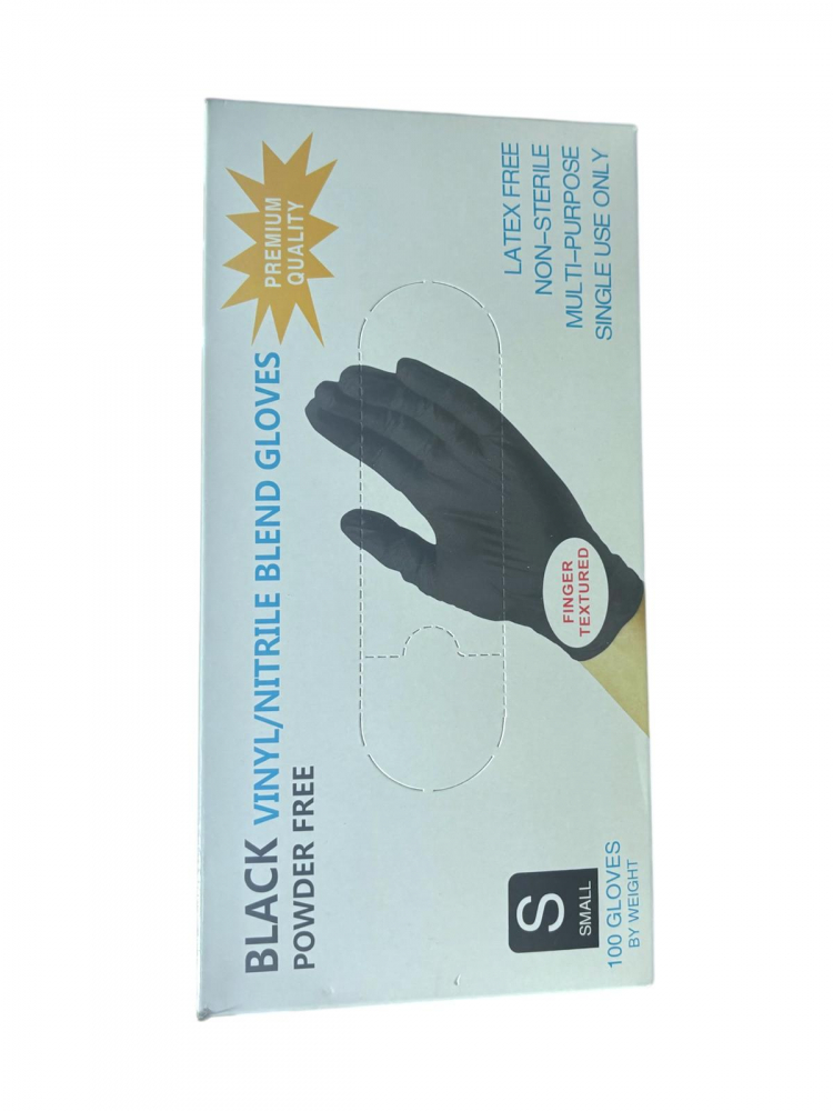 Set 100 bucati manusi AVI® de unica folosinta S, vinil / nitril nepudrate, premium, groase, cutie 500 grame, AVI-4567S [2]