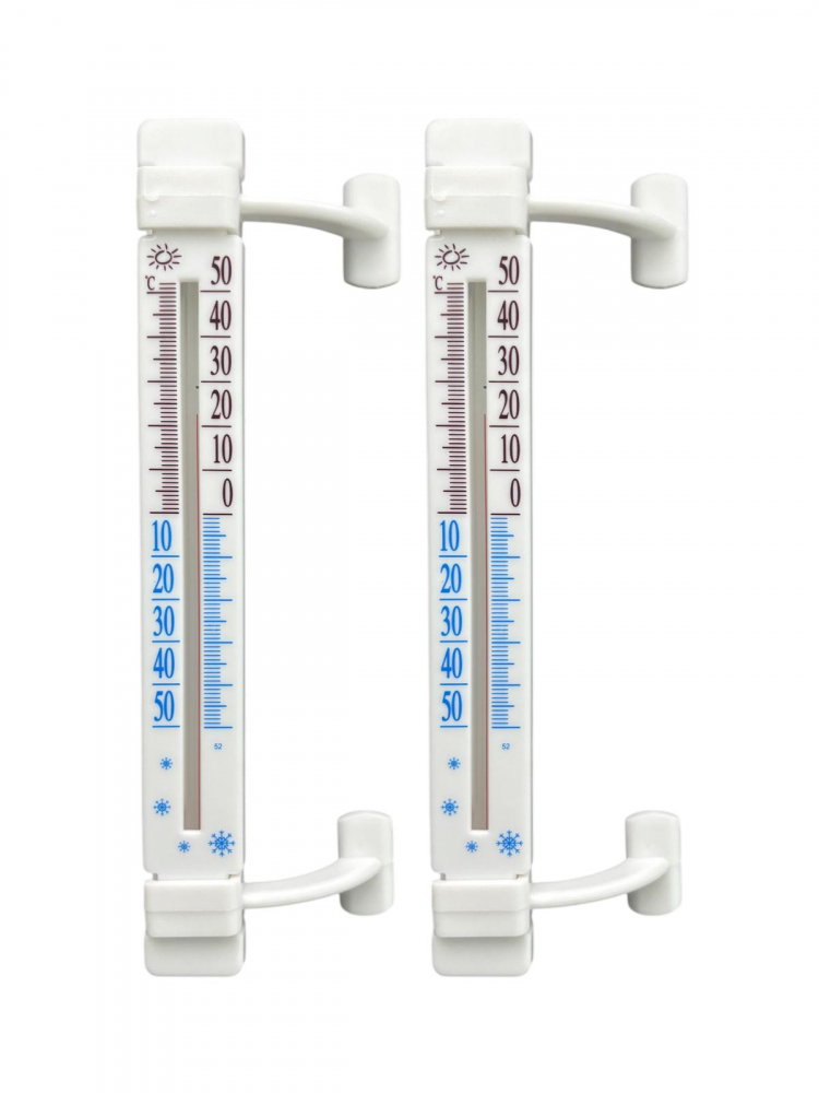 Set 2 buc termometru -50 / +50 grade, suport cu banda dublu adeziva pentru fixare, AVI-4662 [1]