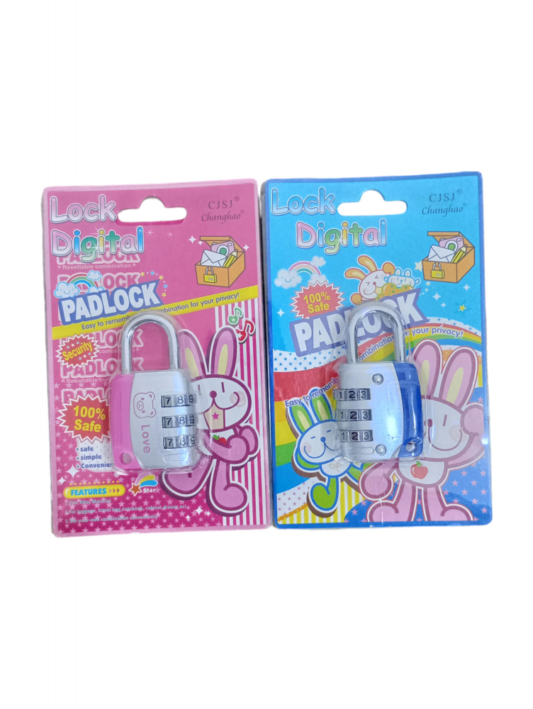 Set 2 lacate cu cifru 60 x 38mm, AVI-2256 [2]