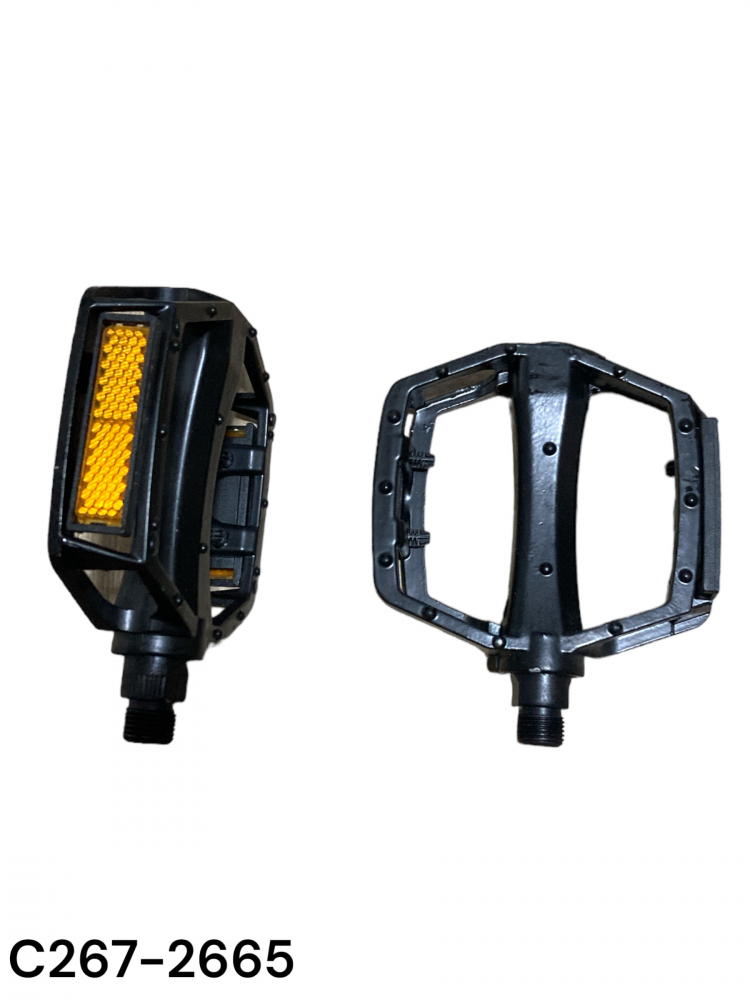 Set 2 pedale pentru bicicleta aluminiu, AVI-2665, negre [2]